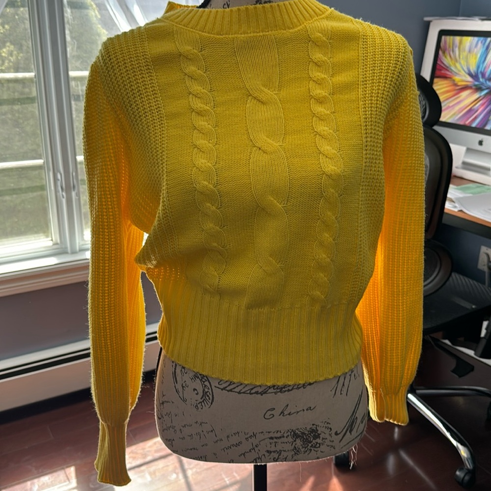 Yellow sweater